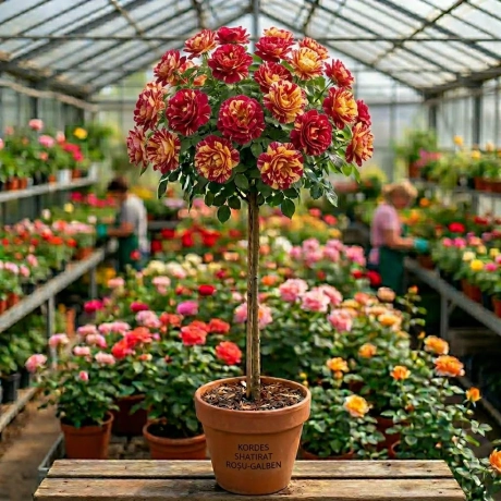 Trandafir Pomisor Double Leight la Ghiveci