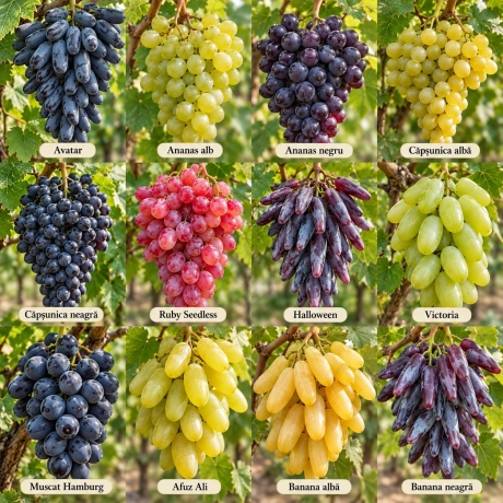 Pachet 12 soiuri de viță-de-vie – Colecția Regală de Arome