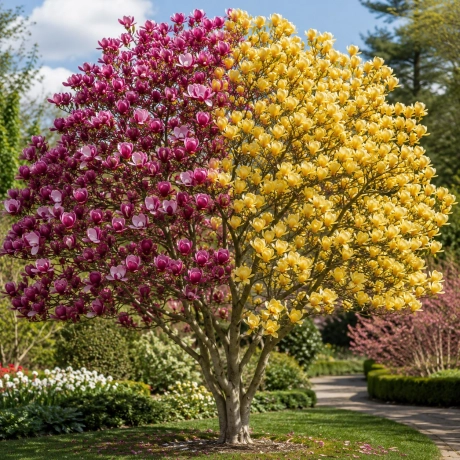 Magnolia Bicolora Black Tulip – Yellow River