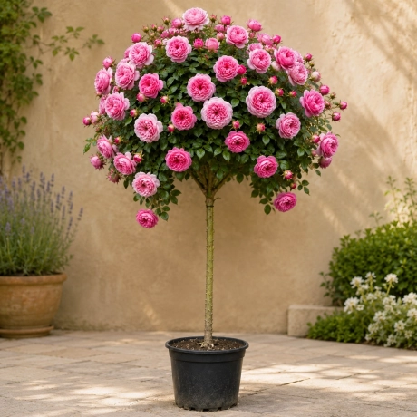 Trandafir Pomisor Magenta la Ghiveci