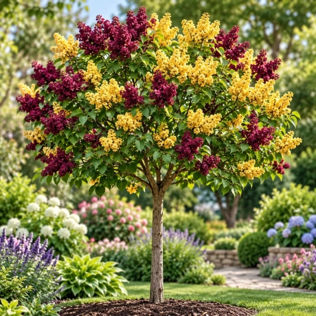Liliac Altoit - Bordo cu Galben