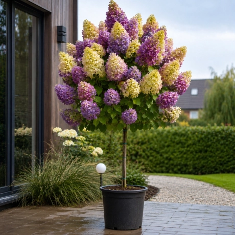 Hortensie Copacel – Mov Intens Cu Galben