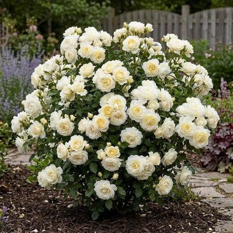 Trandafir Floribunda White - la Ghiveci