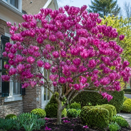 Magnolia Black Tulip la Ghiveci
