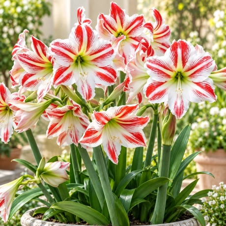 Bulbi de Amaryllis - Hippeastrum Park Striped