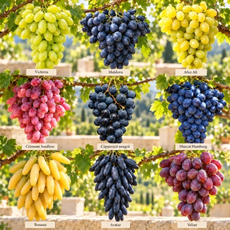 Pachet 9 soiuri de viță de vie – Festivalul Strugurilor