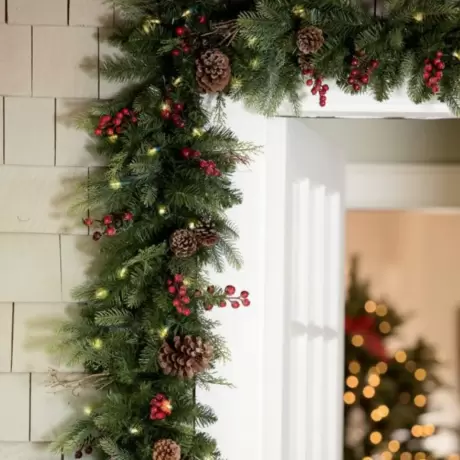 Ghirlanda din Brad Natural - Lungime 1 m, Latime 12 cm