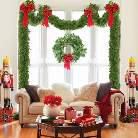 Ghirlanda din Brad Natural - Lungime 1 m, Latime 15 cm