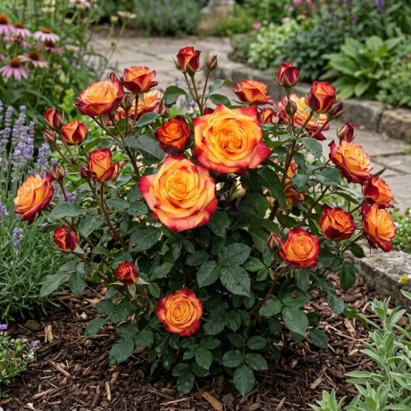 Trandafir Floribunda Mein Munchen -  la Ghiveci