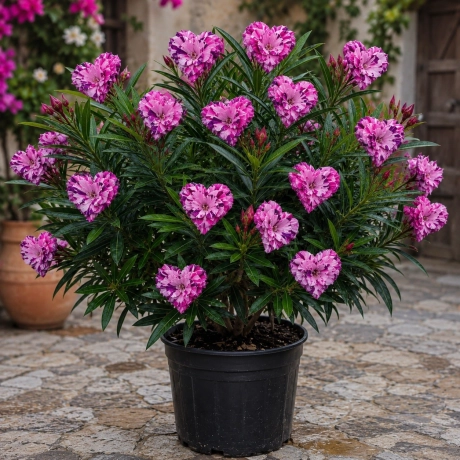 Leandru Heart Tip Tufa - Purpura