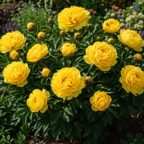 Rizomi de Bujor Yellow Crown