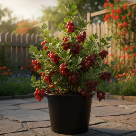 Arbust Fructifer - Agris Rosu Tufa la Ghiveci