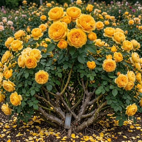 Trandafir Floribunda Arthur Bell -  la Ghiveci