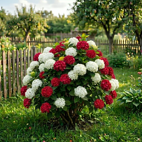 Hortensia Hydrangea Macrophylla Bicolor  - Pearl Elegance