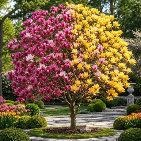 Magnolia Bicolora Black Tulip – Yellow River