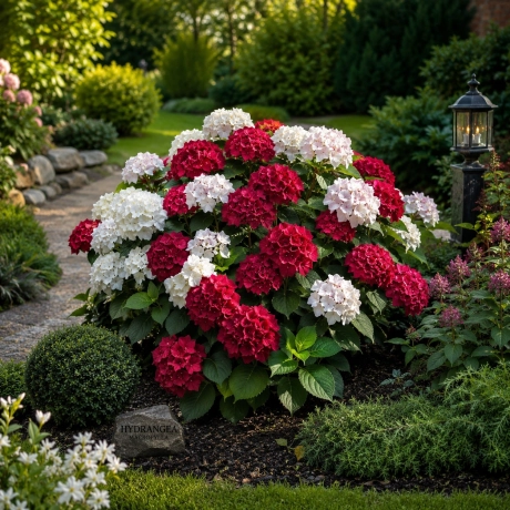 Hortensia Hydrangea Macrophylla Bicolor  - Pearl Elegance