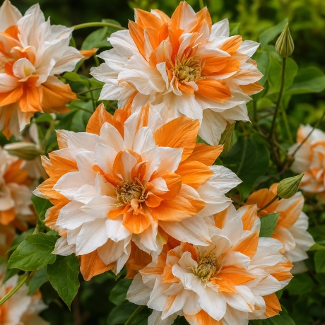 Clematis Orange Snow la Ghiveci