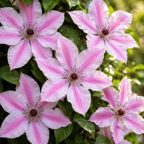 Clematis Mrs Thompson la Ghiveci