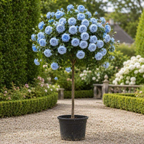 Trandafir Pomisor Baby Blue - La Ghiveci