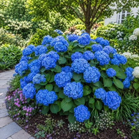 Hortensia Hydrangea Macrophylla Fabolo Blue la Ghiveci