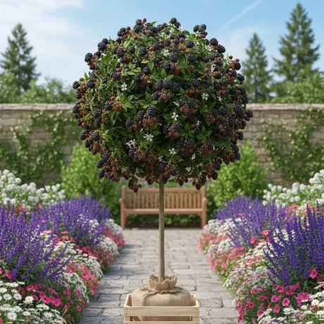 Arbust fructifer - Mur Pomosior Anul 3 - Lubera Navaho cu Radacina Impachetata