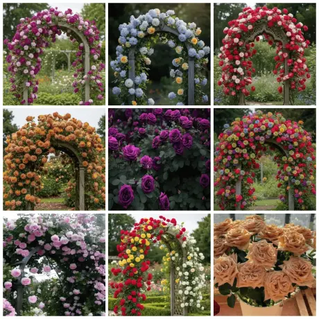 Pachet PROMO 9 Trandafiri Urcatori - Anul 4 - Radacina Ambalata