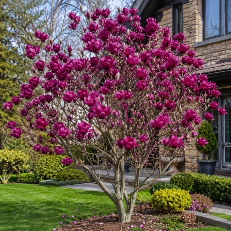 Magnolia Black Tulip la Ghiveci