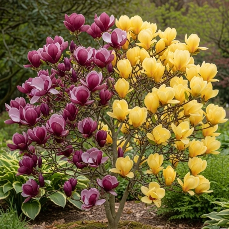 Magnolia Bicolora Black Tulip – Yellow River