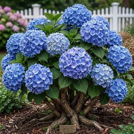Hortensia Hydrangea Macrophylla Fabolo Blue la Ghiveci