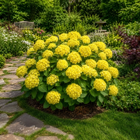 Hortensia Hydrangea Macrophylla-Golden Sunlight