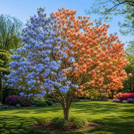 Magnolie Bicolora Blue Opal - Portocaliu