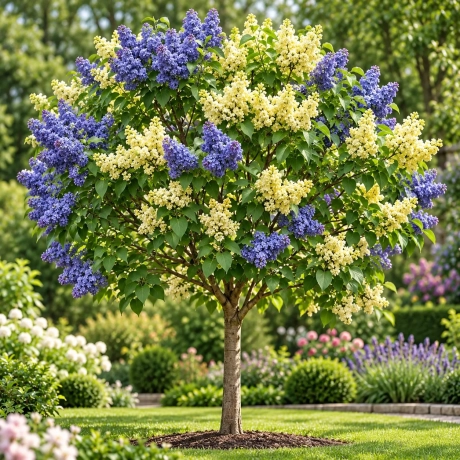 Liliac Altoit - Albastru cu Galben