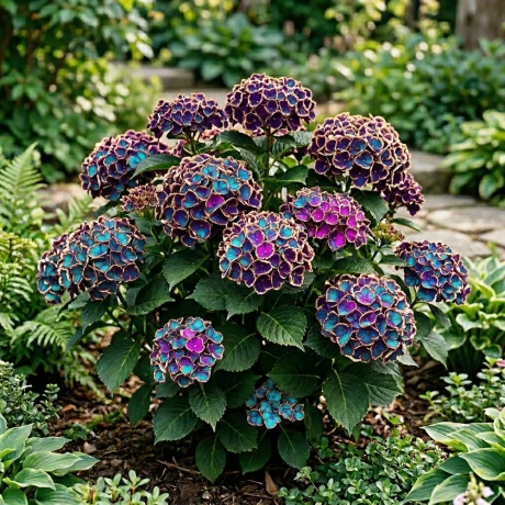 Hortensia Hydrangea Macrophylla - Aurora Borealis Neon