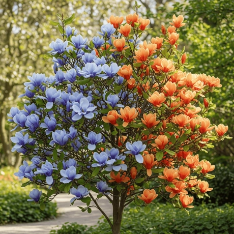 Magnolie Bicolora Blue Opal - Portocaliu