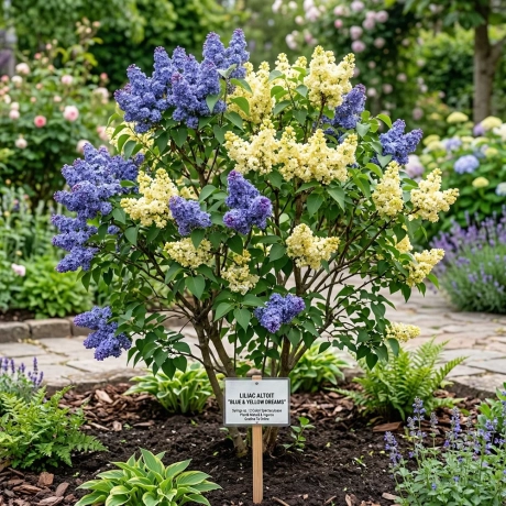 Liliac Altoit - Albastru cu Galben