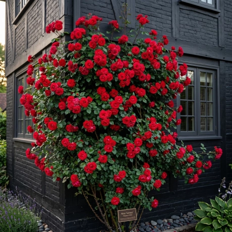 Trandafir urcator Red - la Ghiveci