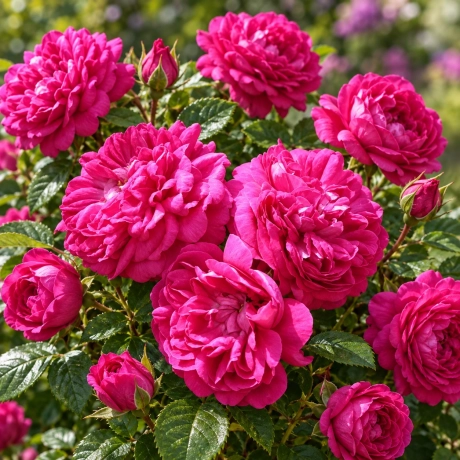Trandafir de Dulceata Rose de Rescht - anul 4