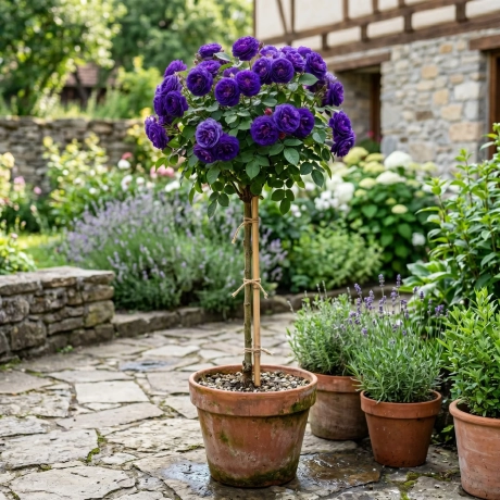 Trandafir Pomisor Indigo - La Ghiveci