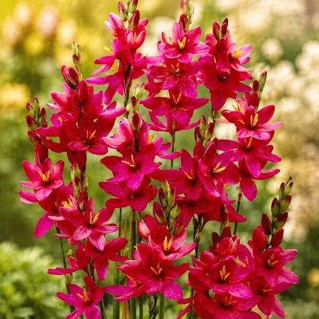 Bulbi de Ixia Rosu
