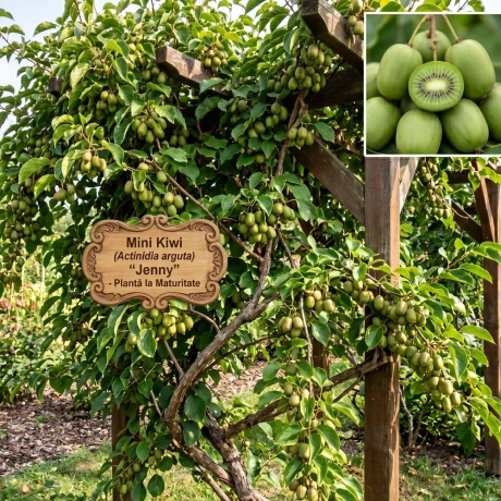 Kiwi Pom Fructifer Actinidia Jenny - la Ghiveci