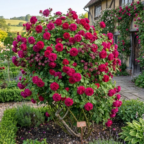 Trandafir David Austin - Darcey Bussell -  la Ghiveci