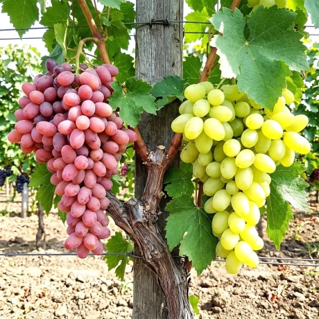 Vita de Vie Duo Roditoare - Maxi White Coacere Medie Cu Crimson Seedless Coacere Tarzie