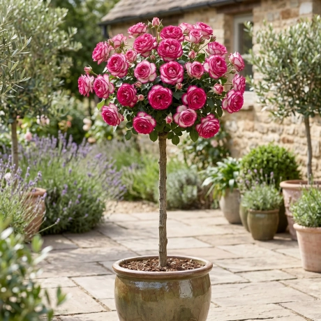 Trandafir Pomisor La Minuette la Ghiveci