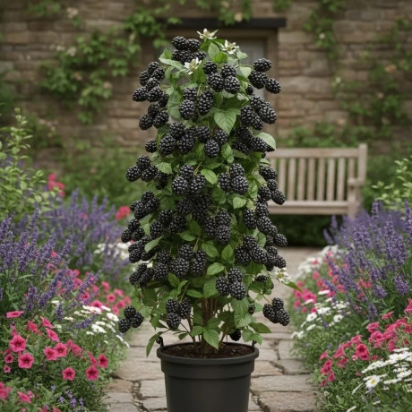 Arbust Fructifer - Mur Tufa Gigant la Ghiveci