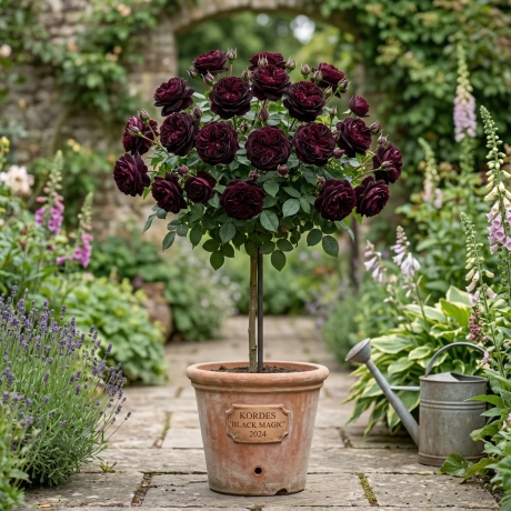 Trandafir Pomisor Negru - La Ghiveci