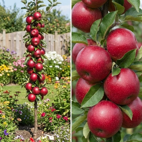 Pom Fructifer - Mar Columnar North Pole - Anul 4 cu Radacina Nuda