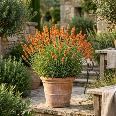 Lavanda Tufa Hybrid Portocalie - La Ghiveci