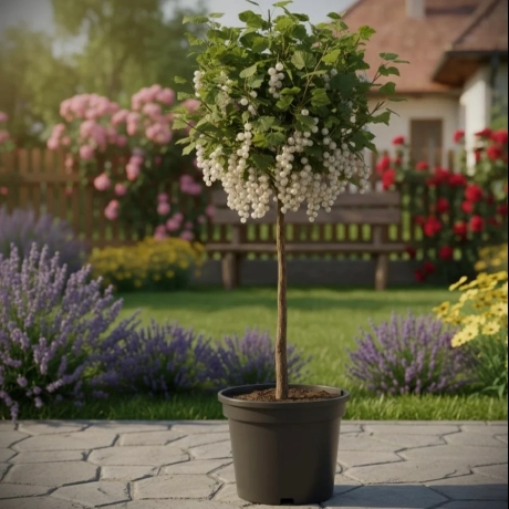 Arbust Fructifer - Coacaz Alb Tip Pomisor la Ghiveci