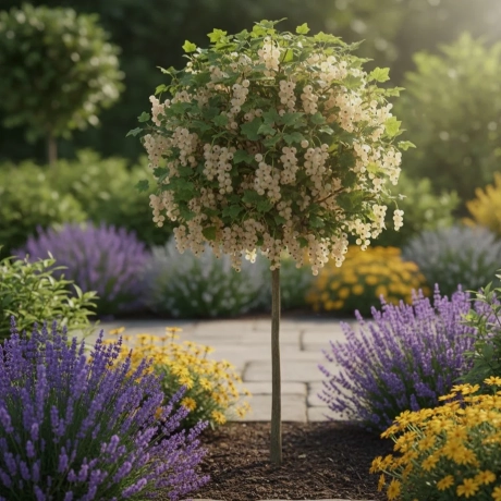 Arbust fructifer - Coacaz Alb Tip Pom Anul 3 cu Radacina Impachetata