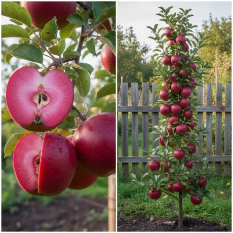 Pom Fructifer - Mar Columnar Red Love - Anul 4 cu Radacina Nuda